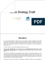 MtGox Bitcoin Ponzi Scheme Exchange Situation Crisis Strategy Draft Presentation 