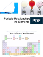 Lecture 2 - Periodic Relationships