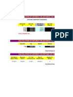 Calculate interest on advance tax