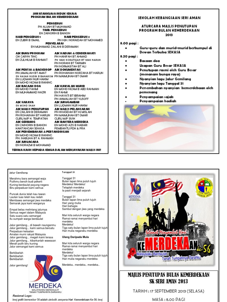 Buku Program Kemerdekaan
