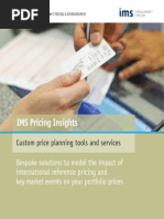 IMS Pricing Insights