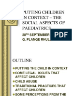 2009 Students Social Paediatrics