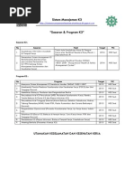 Contoh Sasaran Target Dan Program K3