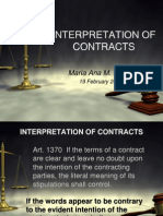 Chapter 5 Interpretation of Contracts