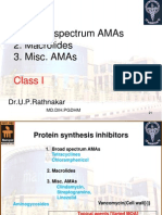 MBBS Broad Spectrum AMAs, Macrolides and Misc. AMAs Class I