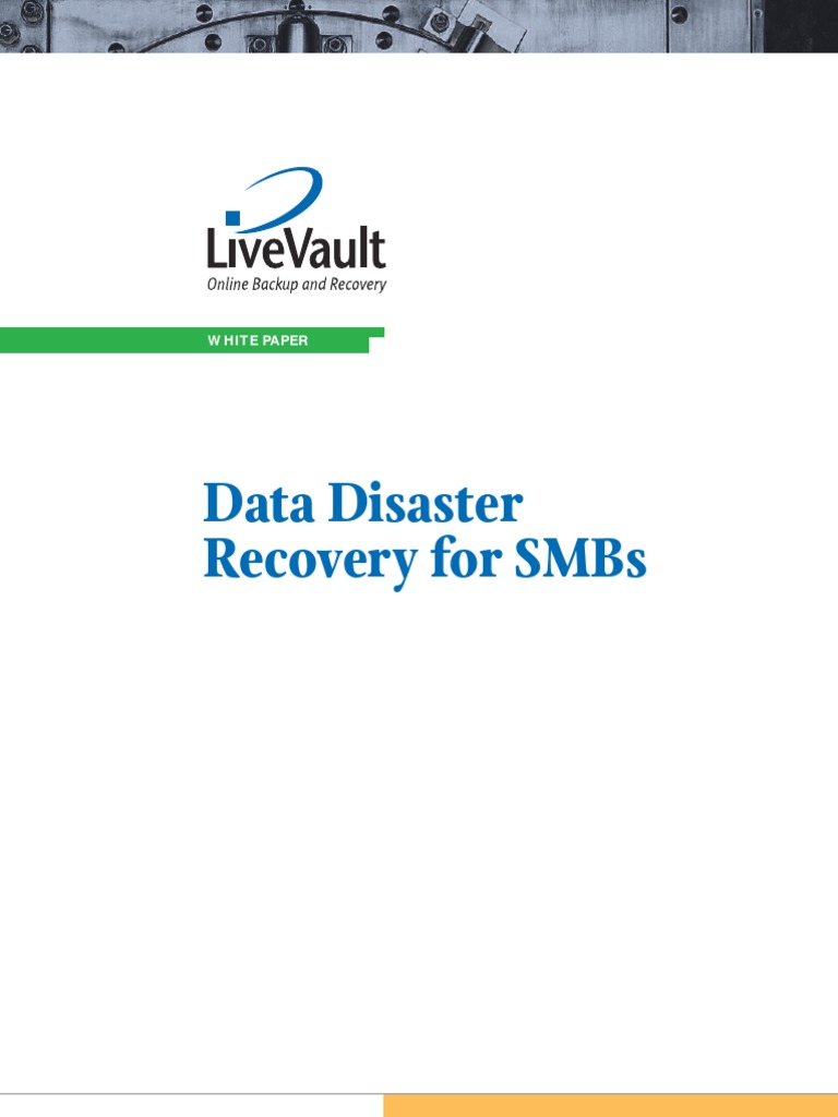 Data Disaster Recovery | PDF | Backup | Disaster Recovery