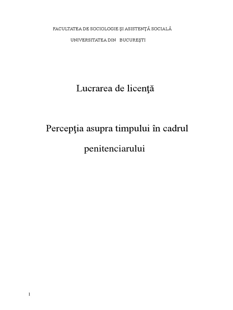 Facultatea De Sociologie Si Asistenţă Socială