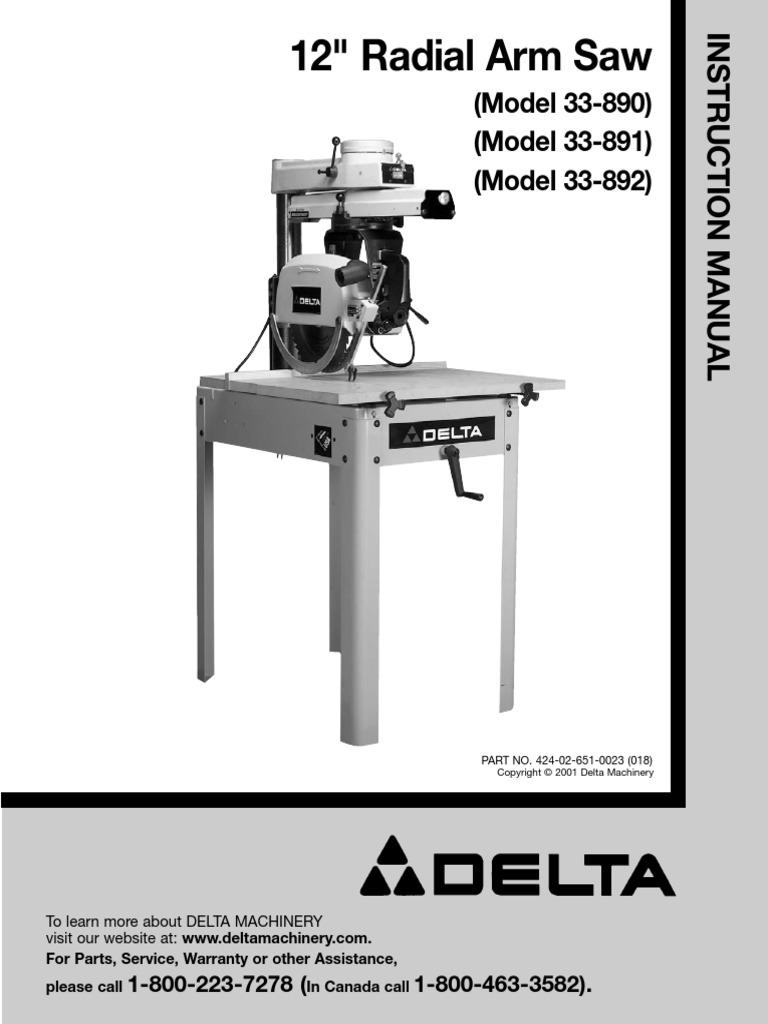 Delta 12 radial arm saw deals