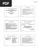 Prescription and Medication Order 2013 (Compatibility Mode)