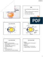 EGG: Composition, Quality and Preparation: Egg Structure Egg Structure