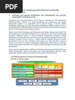 Network and Service Monitoring and Performance and Quality Management System