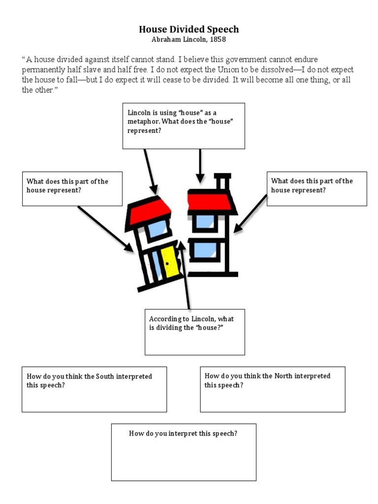 House Divided Speech PDF