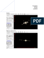 Jason Kircher ASTR 301 Spradley Simulations Simulation 2 - Saturn Current