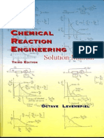 Solution Manual Chemical Reaction Engineering, 3rd Edition