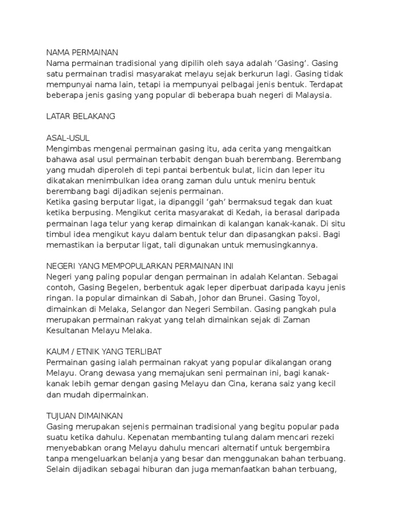 Folio Gasing  PDF