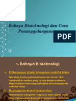 Bahaya Bioteknologi Dan Cara Penanggulangannya Tugas Bio (Bioteknologi)