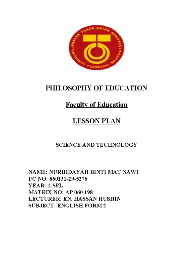 Philosophy of Education PDF