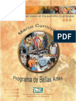 Marco Curricular de Bellas Artes