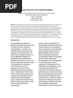 Download COLUMN AND THIN LAYER CHROMATOGRAPHYdocx by Chamzelle SN209143109 doc pdf