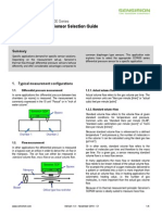 An SDP600 Differential Pressure Sensor Sensor Selection Guide