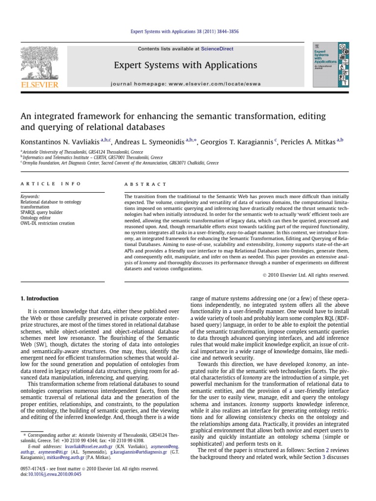 An Integrated Framework For Enhancing The Semantic Transfromation of ...