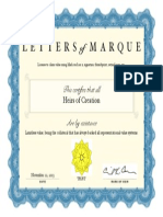 Letter of Marque 