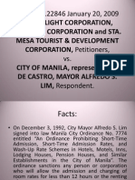 Manila City Ordinance No. 7774 Banning Short-Time Hotel Rates Declared Unconstitutional