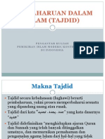 Pembaharuan Dalam Islam Tajdid