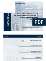 A Business Model Based On FTTH Infrastructure Neutral Operator To Provide Service To Several Operators