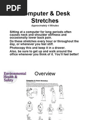 Computer Desk Stretches