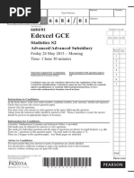 Edexcel GCE: Statistics S2