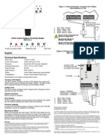 English: 4-Wire Indoor/Outdoor Proximity Reader R910 V2.1