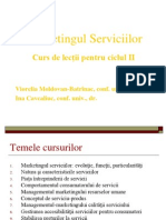 Curs de Lectii Marketingul Serviciilor 2011