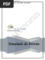 2 Simulado de DIREITO Pm Pi Pronto 20-11-13