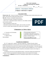 A Reforma e Contra-Reforma na Europa no séc. XVI