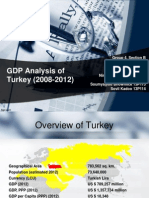 Group 4 - Sec B - Turkey GDP Analysis