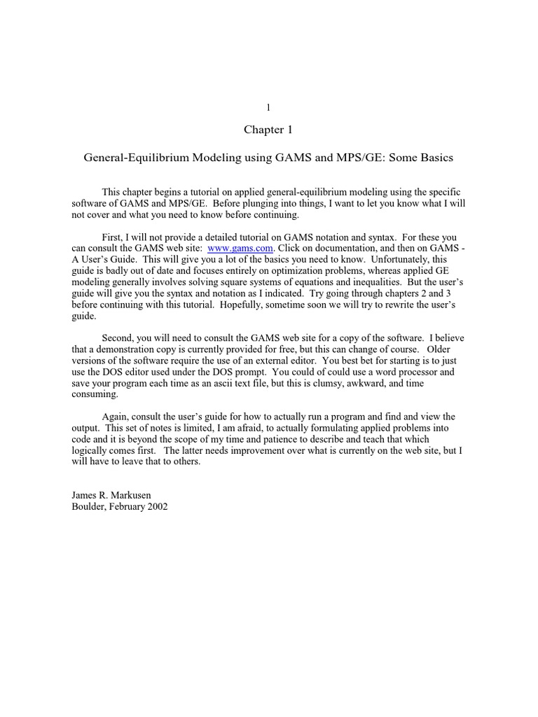Gams PDF | PDF