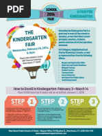 New Haven Public Schools Kindergarten Fair Flyer