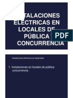 1 Instalaciones Electricas Locales Publica Concurrencia