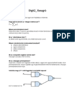 Digitális Technika 2 - 1. Beugró PDF