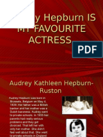 Audrey Hepburn Is My Favourite Actress