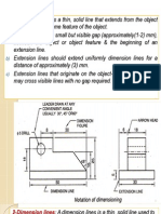Dimensioning 1-Extension Lines