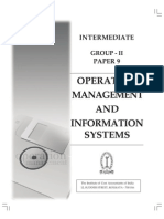 Operation Management Information System