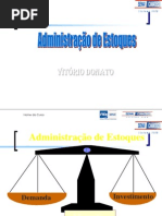 administração de estoques