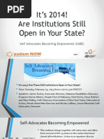 Download Self Advocates Becoming Empowered Webinar with Autism NOW February 25 2014 by The Autism NOW Center SN209216862 doc pdf