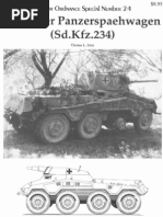 Panzer Tracts 24 - SDKFZ 234 Schwerer Panzerspähwagen