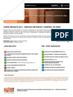 Precios Unitarios y Control de Obra PDF
