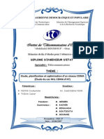 Etude, Planification Et Optimisation D'un Réseau CDMA (Niang & Thiam)