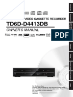TD6D-D4413DB: Owner'S Manual