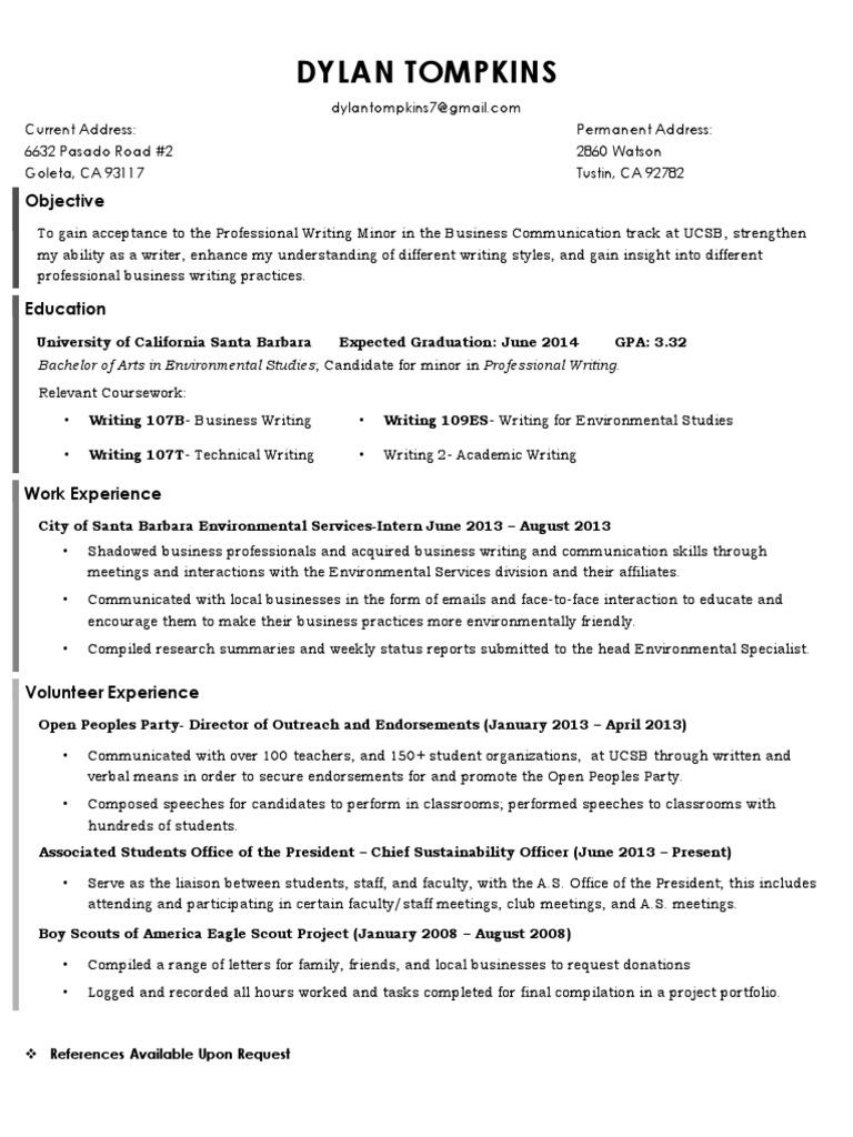 writing-minor-resume-pdf